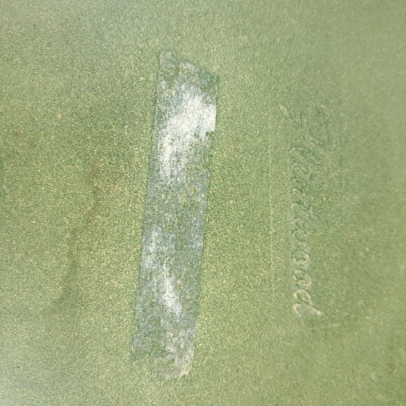 FLINTWOOD Serving Tray serving platter plate green Pasadena California Vintage - Picture 10 of 12